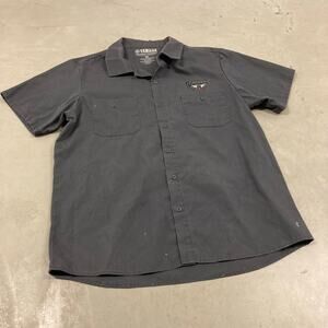 Vintage Y2K Yamaha mechanics button up t-shirt